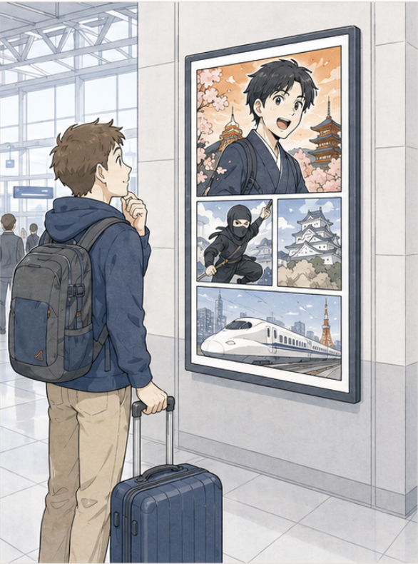 空港・駅・観光地ポスター