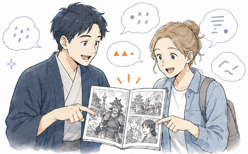 言葉を越えて絵で伝わる