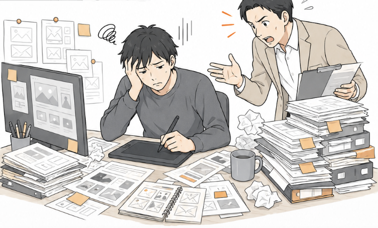 毎月のクリエイティブ供給に制作リソースが足りない