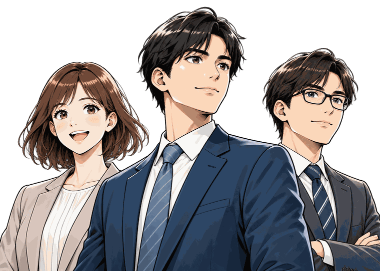 マンガを届ける対象となるビジネスパーソンのイメージ