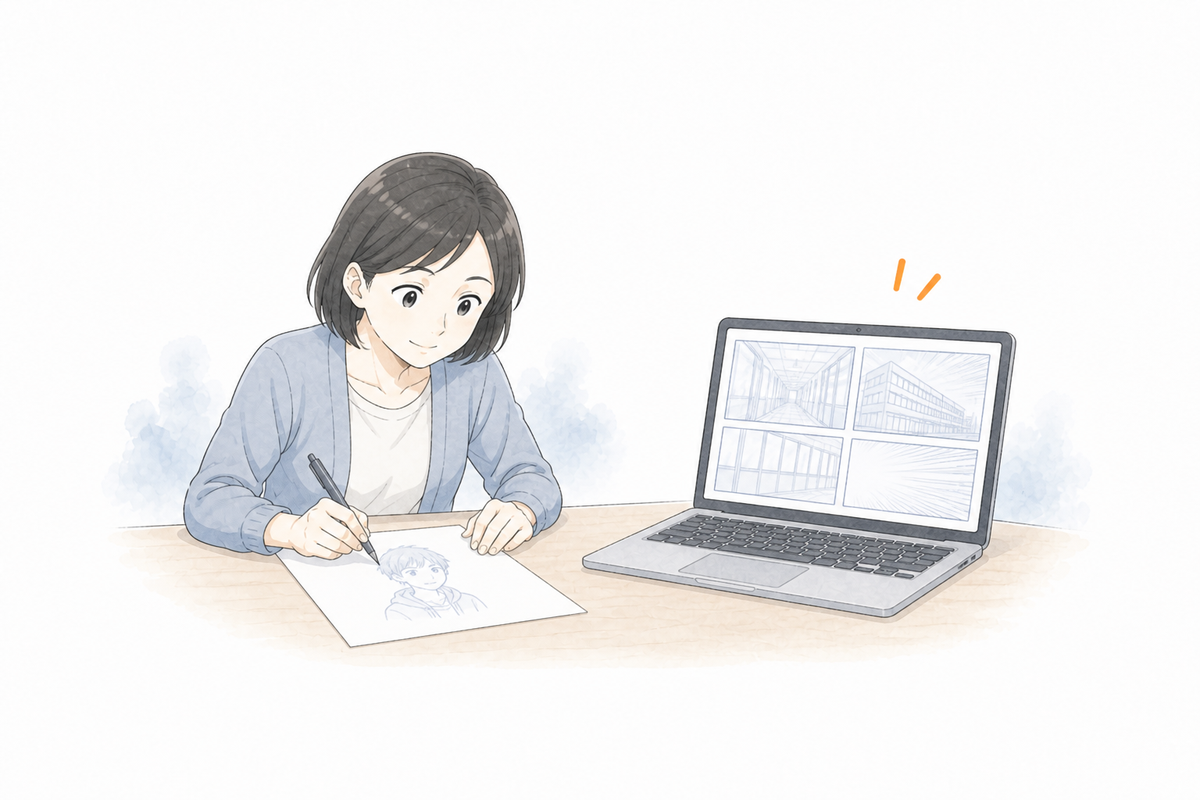創造性は人、反復作業はAIという独自制作メソッド