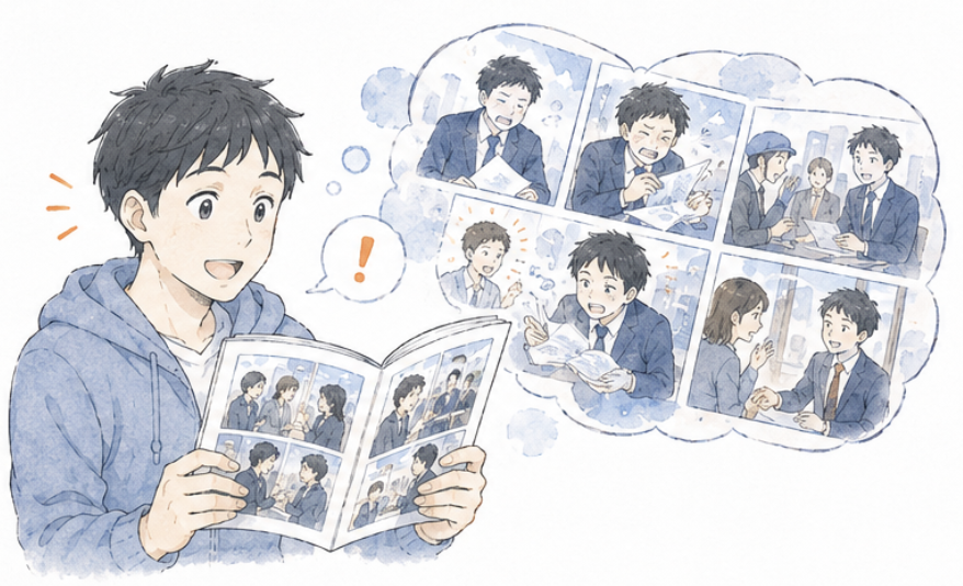 失敗事例を物語で疑似体験