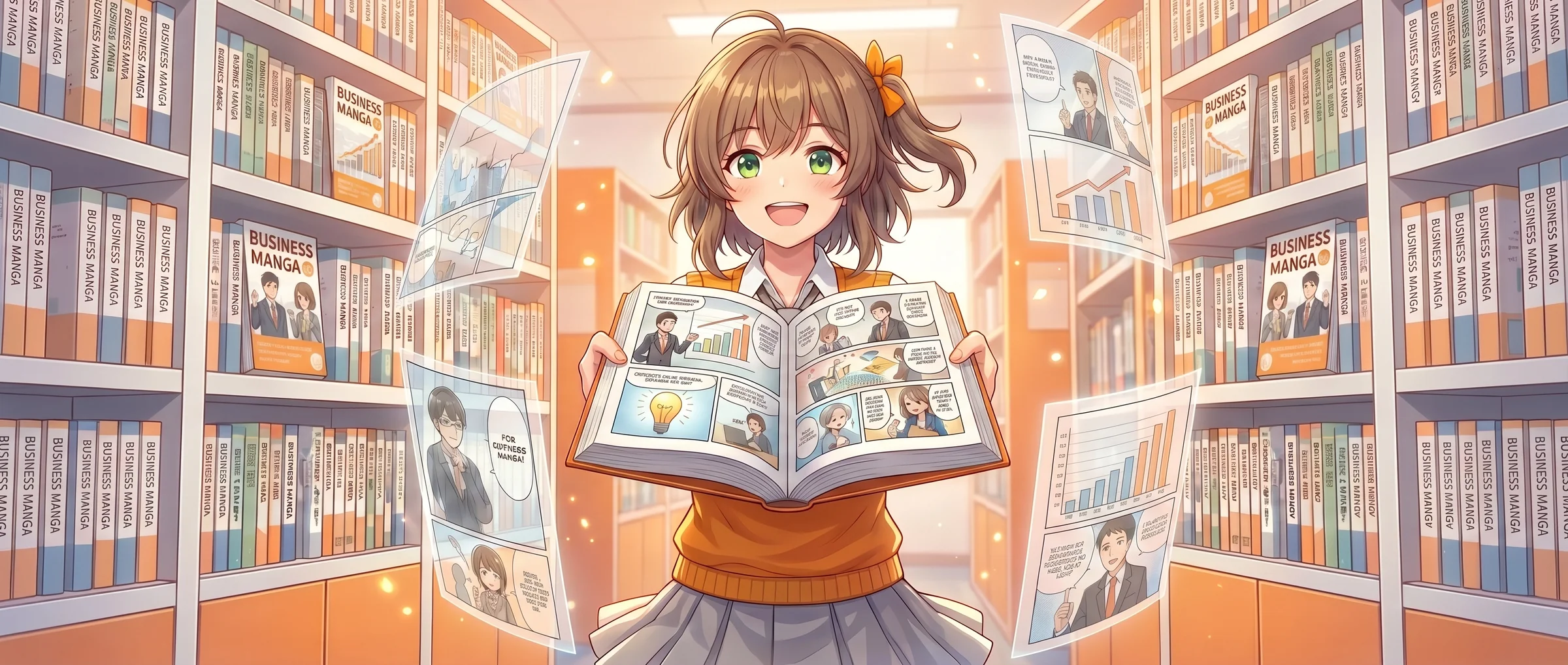 ビジネス漫画を読む女性 - BizMangaコラム編集部